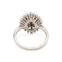 DIAMOND AND SAPPHIRE RING