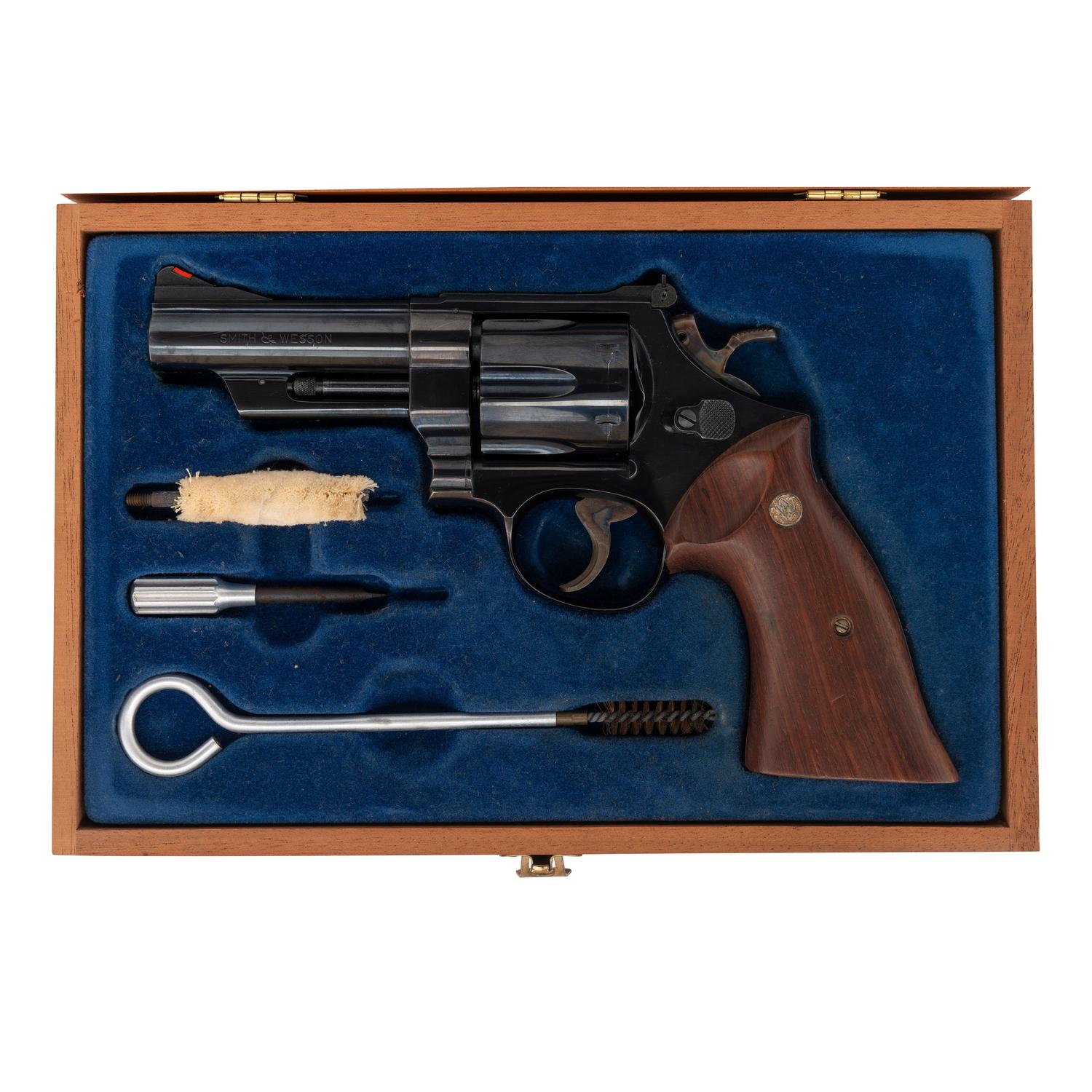 **Smith & Wesson Model 57 Revolver in Factory Wood Box
