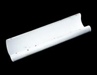 A Famille Rose Porcelain Scroll-Form Wrist Rest