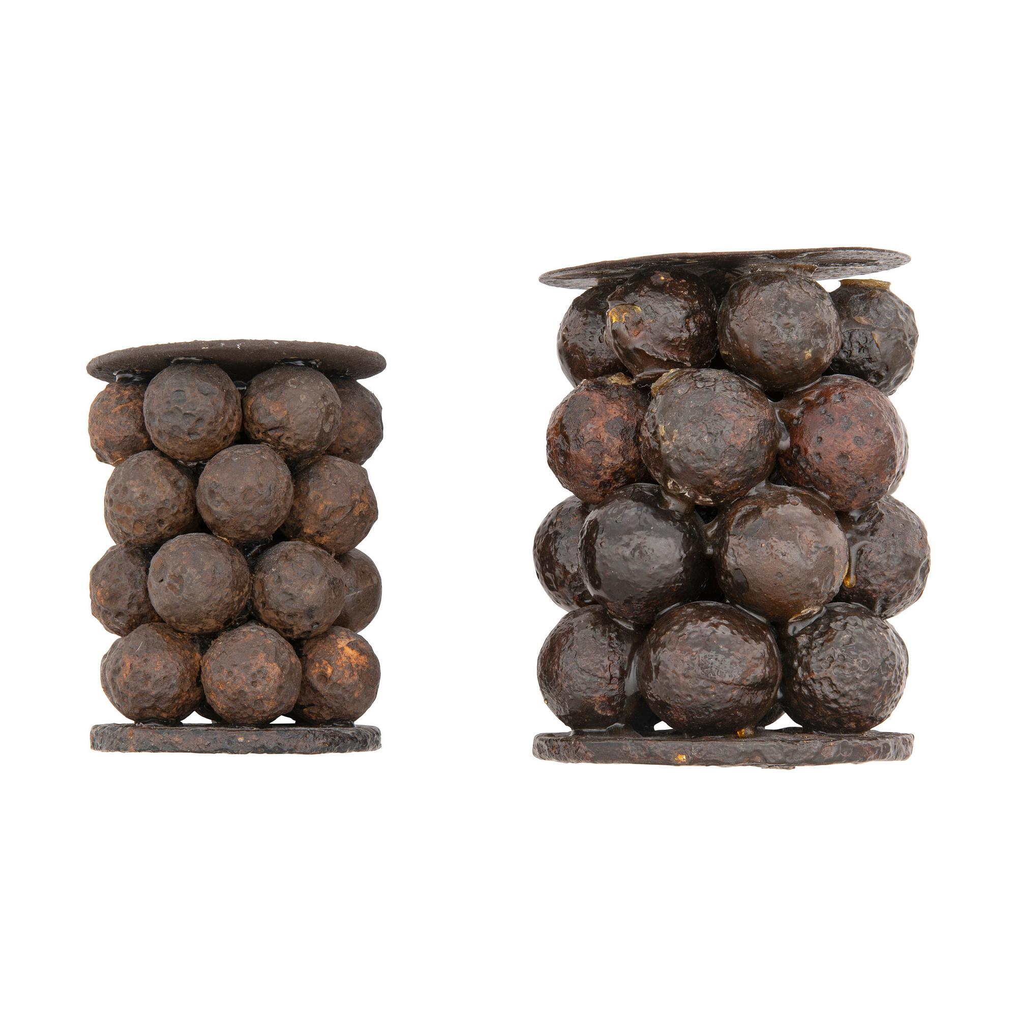 Two Excavated Canister Rounds For 6-pound & 12-pound Howitzers