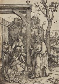 Christ Taking Leave of his Mothe r (from Life of the Virgin )