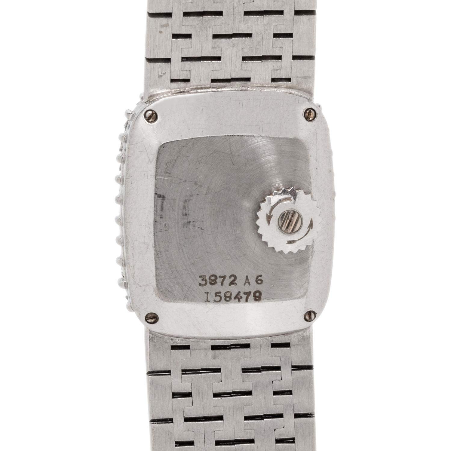 PIAGET, 18K WHITE GOLD AND DIAMOND WATCH