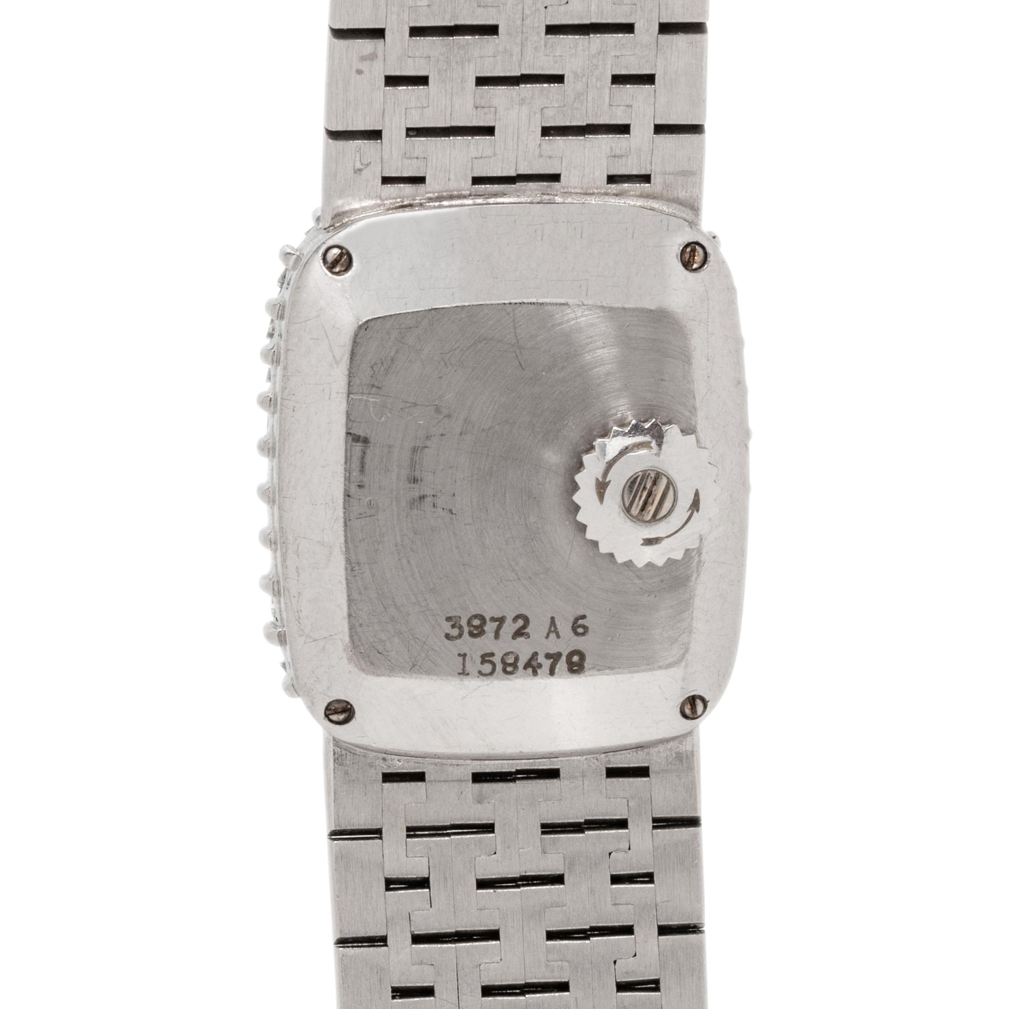 PIAGET, 18K WHITE GOLD AND DIAMOND WATCH