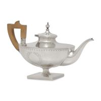 A Rare Federal Silver Diminutive Teapot