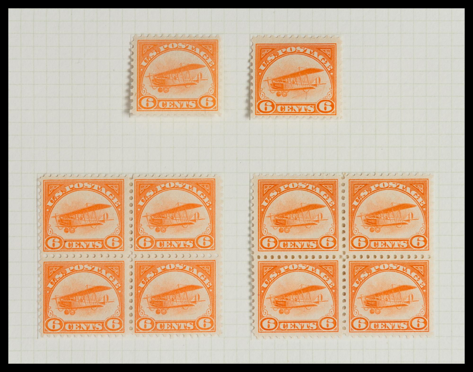 A Collection of United States Airmail Stamps — 1918-1929