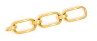 An 18 Karat Yellow Gold Open Link Bracelet, 60.80 dwts.