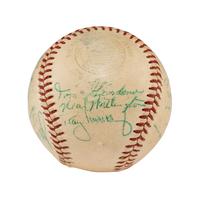 A 1953 Philadelphia Athletics Team Signed Autograph Baseball (Beckett Authentication Services)