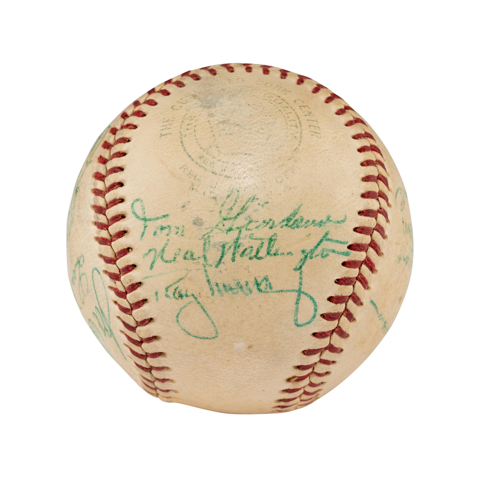 A 1953 Philadelphia Athletics Team Signed Autograph Baseball (Beckett Authentication Services)