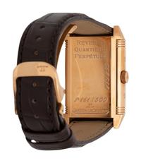 JAEGER-LECOULTRE, REF 270.2.55 18K YELLOW GOLD 'REVERSO QUANTI È ME PERPÉTUEL' RETROGRADE WATCH