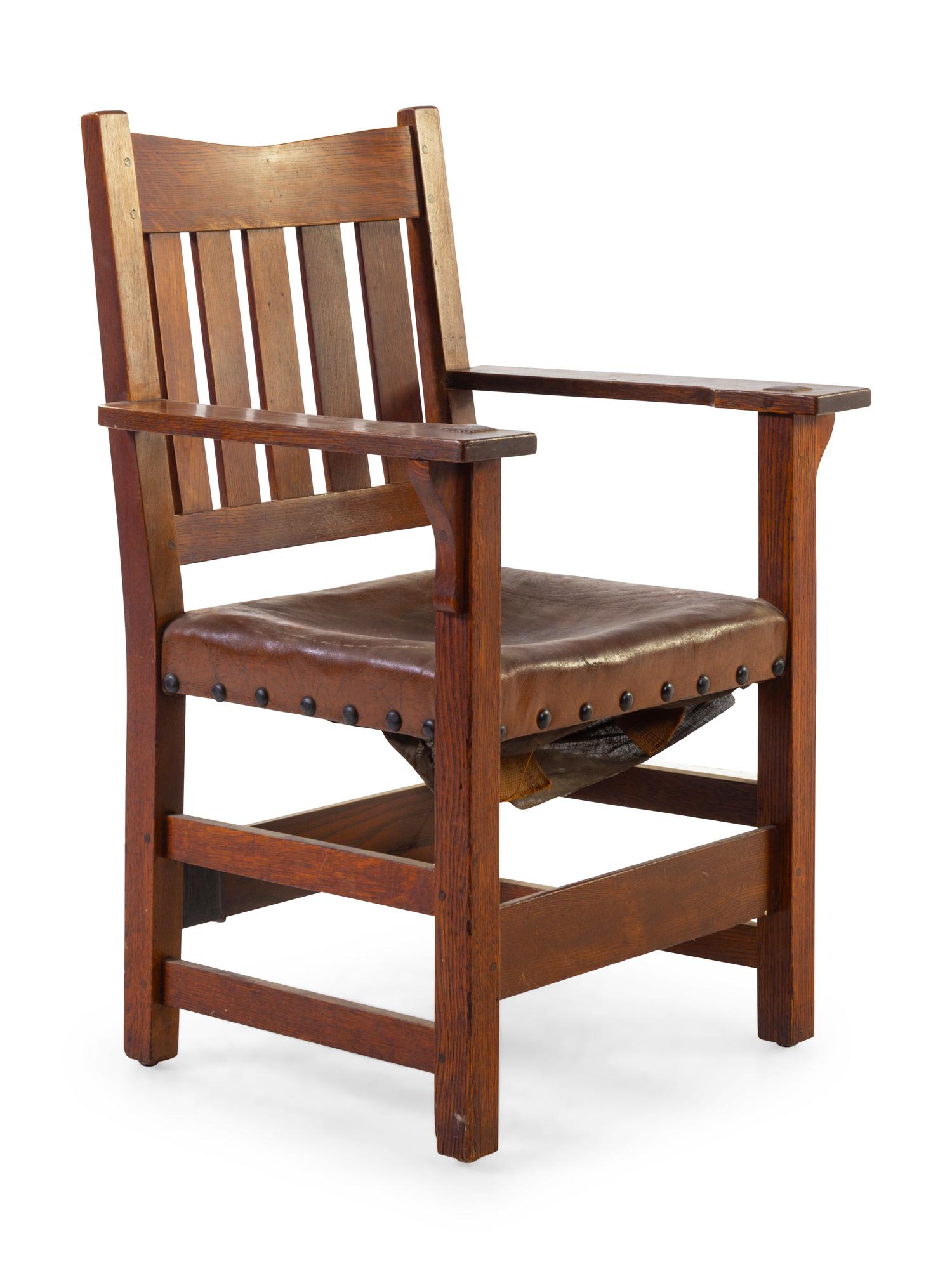 A Stickley Arm Chair
