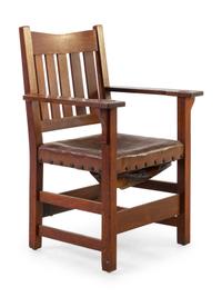 A Stickley Arm Chair