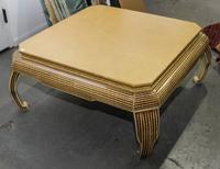 A Chinese Form Low Table, Baker Height 17 1/2 x width 40 x depth 40 inches. — SECOND HALF 20TH CENTURY