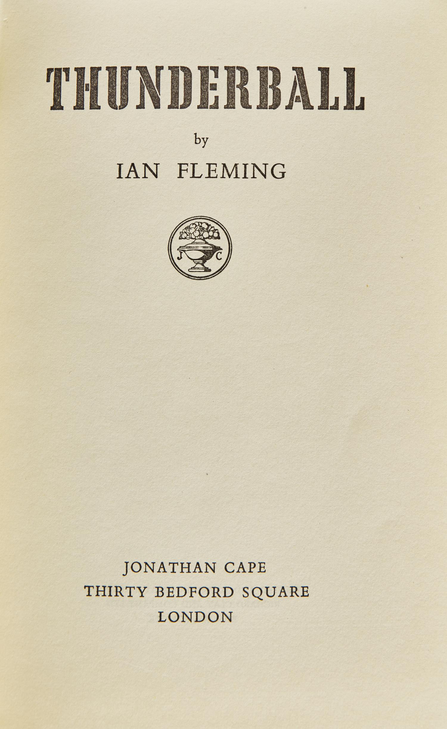 [Literature] Fleming, Ian. Thunderball