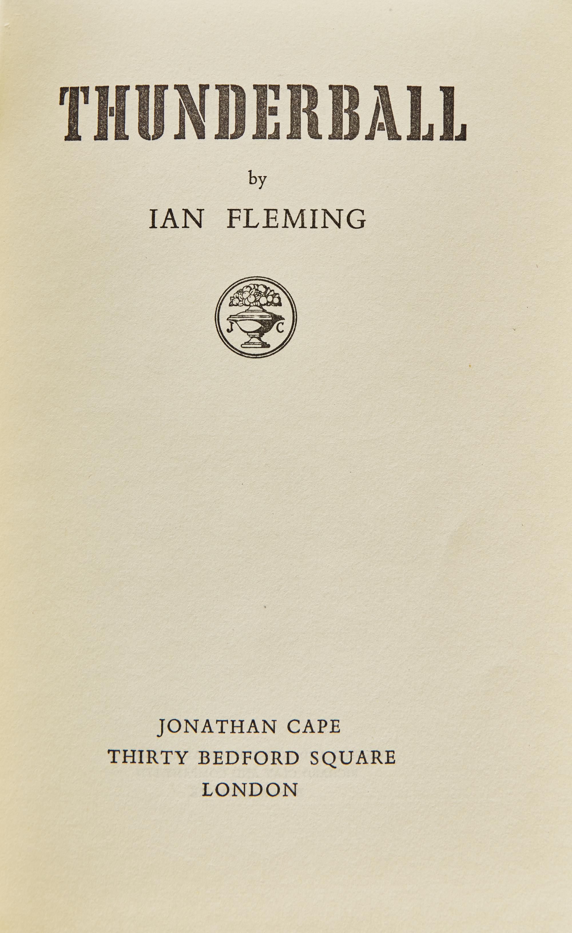 [Literature] Fleming, Ian. Thunderball