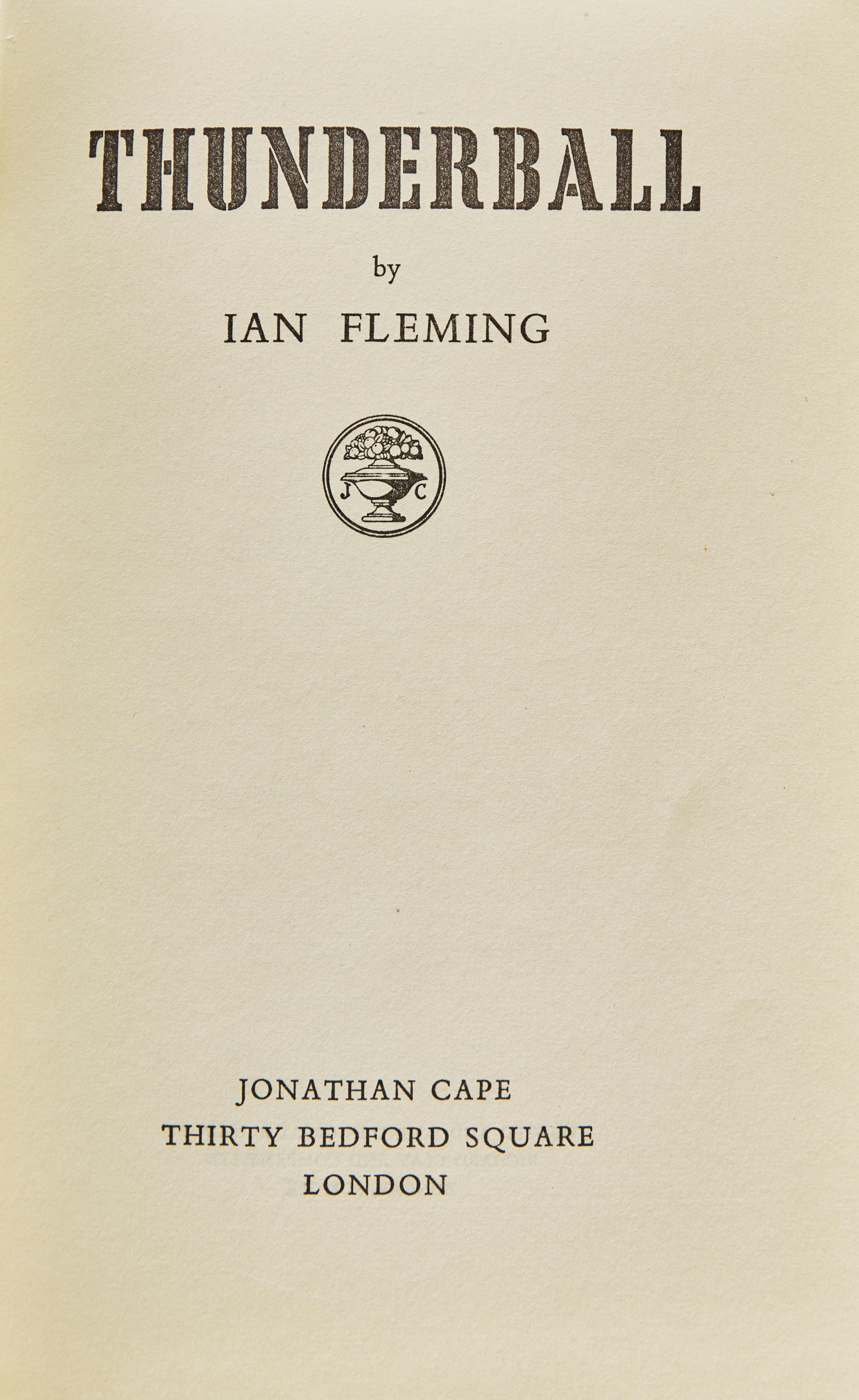 [Literature] Fleming, Ian. Thunderball