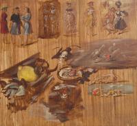 Reginald Marsh (American, 1898-1954) - Figure Studies