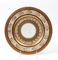 Twelve Hutschenreuther Porcelain Service Plates — 20TH CENTURY
