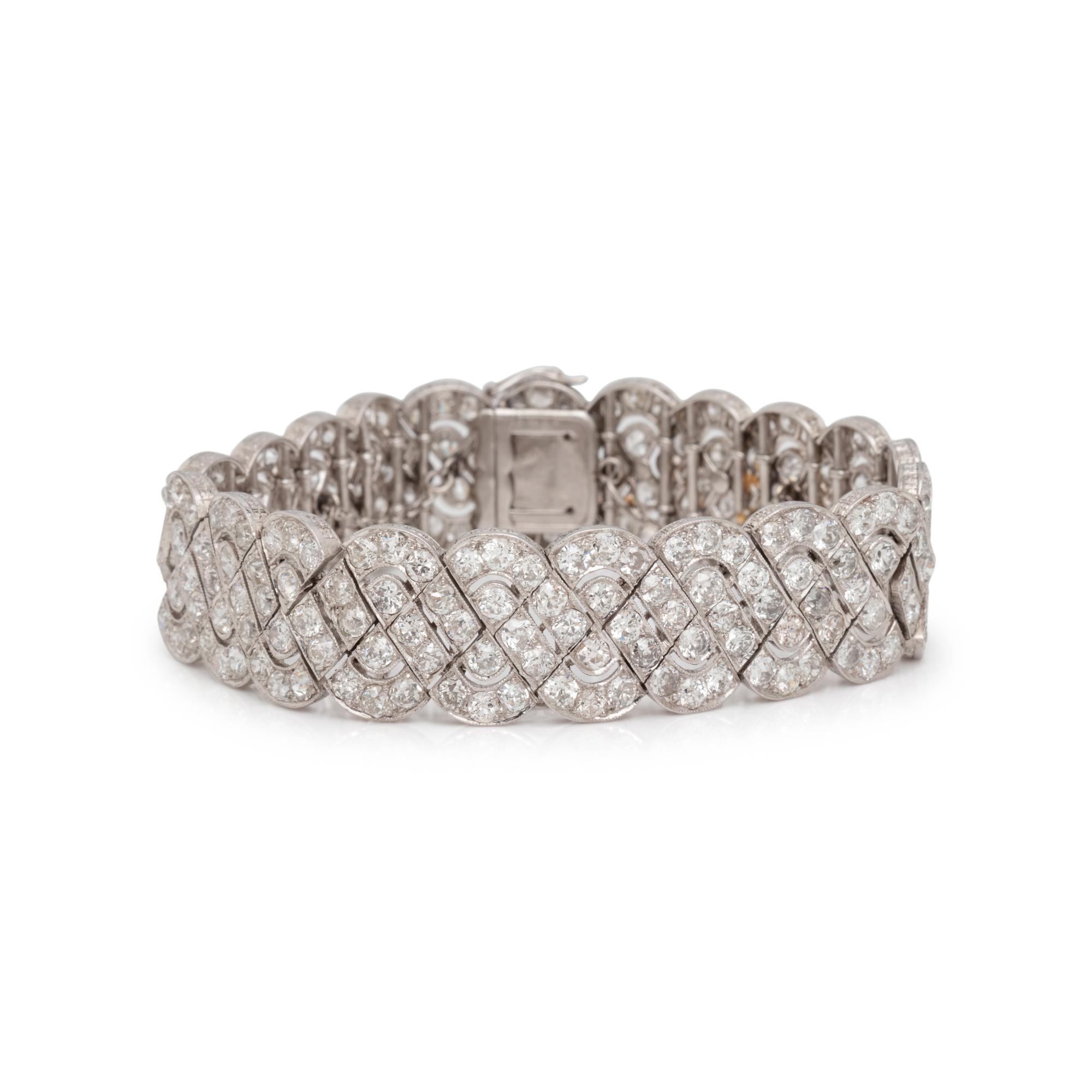 ART DECO, DIAMOND BRACELET