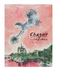 CHAGALL, Marc (1887-1985). Chagall Lithographs. Vol.I: Monte Carlo: André Sauret, 1960; Vol.II: Monte Carlo and Boston: André Sauret and Boston Book and Art Shop, Inc., 1963; Vol.III: Paris: André Sauret, 1969; Vols.IV, V and VI: New York: Crown Publishers, Inc., 1974, 1984, 1986.