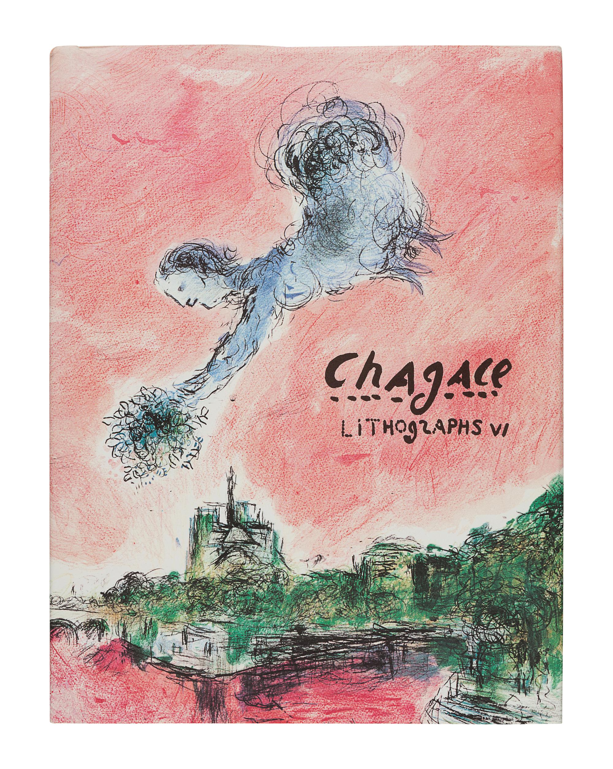CHAGALL, Marc (1887-1985). Chagall Lithographs. Vol.I: Monte Carlo: André Sauret, 1960; Vol.II: Monte Carlo and Boston: André Sauret and Boston Book and Art Shop, Inc., 1963; Vol.III: Paris: André Sauret, 1969; Vols.IV, V and VI: New York: Crown Publishers, Inc., 1974, 1984, 1986.