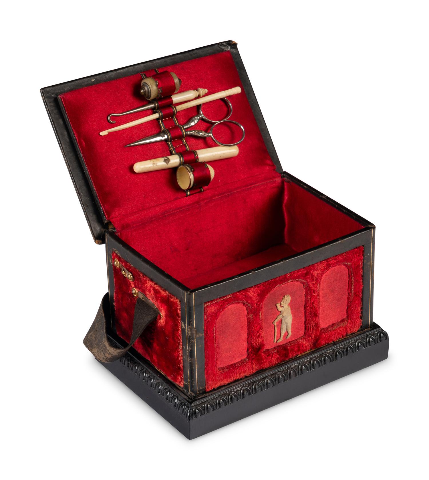 An Organ Shaped Musical Dresser Box