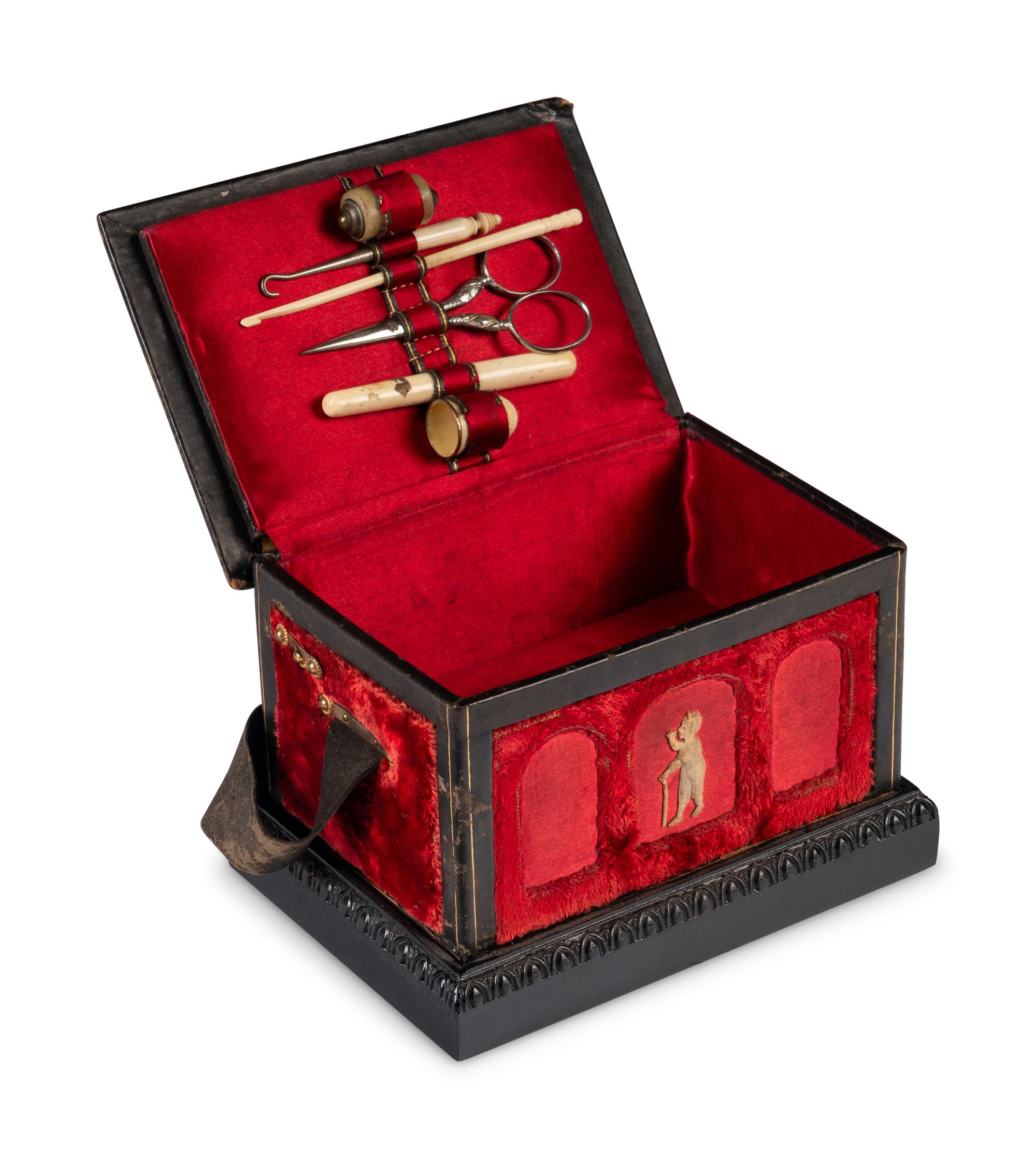 An Organ Shaped Musical Dresser Box