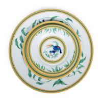 An Hermès Porcelain Toucans Porcelain Dinner Service