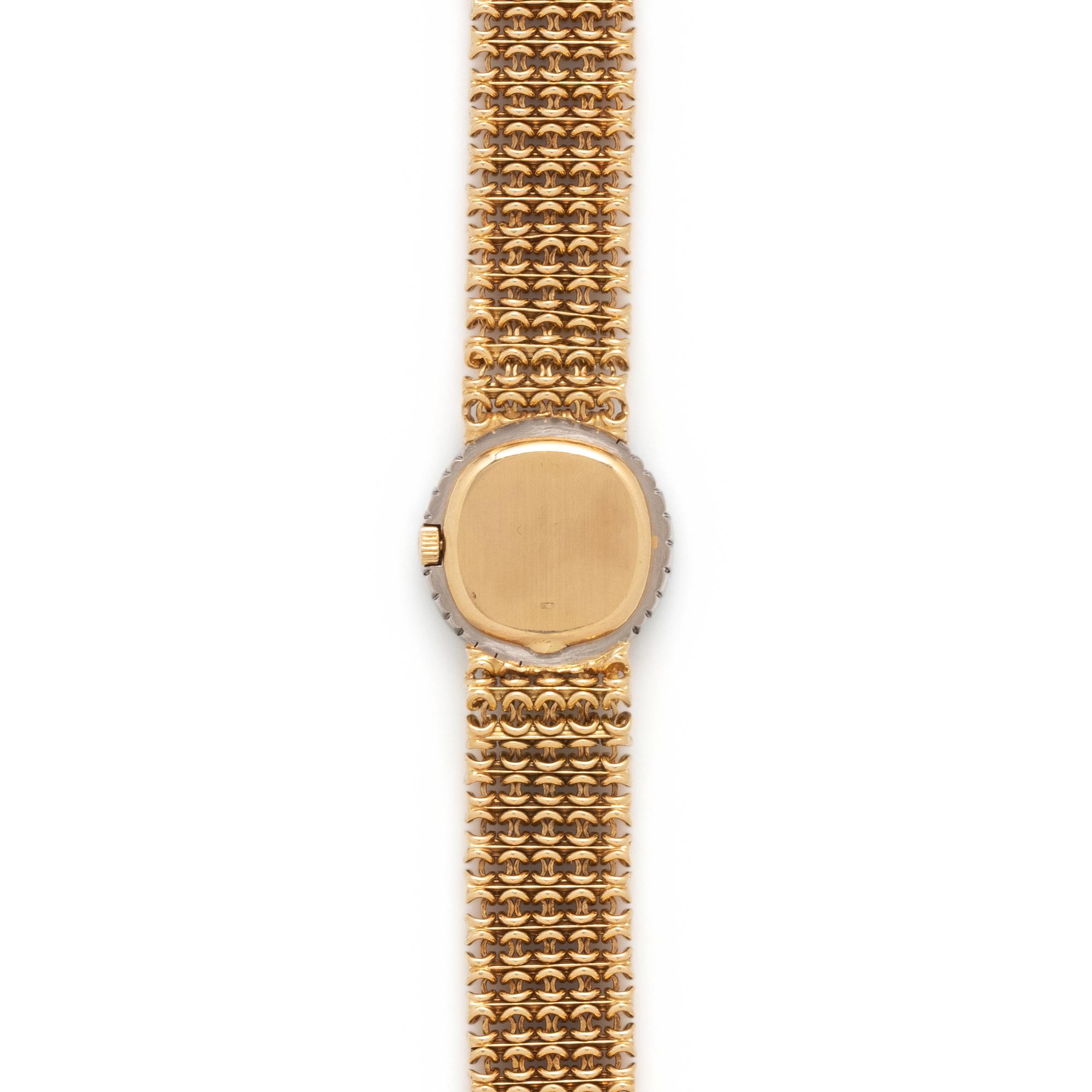 PATEK PHILIPPE, 18K YELLOW GOLD AND DIAMOND WATCH