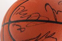 A 2003-04 Chicago Bulls Team Signed Autograph Basketball (Scottie Pippen's Last Season)