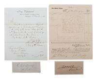 [CIVIL WAR] -- [NAVY]. US Navy signatures. [With:] Benjamin Butler ALS to Admiral Farragut.