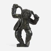 Kiawak Ashoona (1933-2014), Quivio Boy Cape Dorset, Nunavit, Canada, circa 1990
