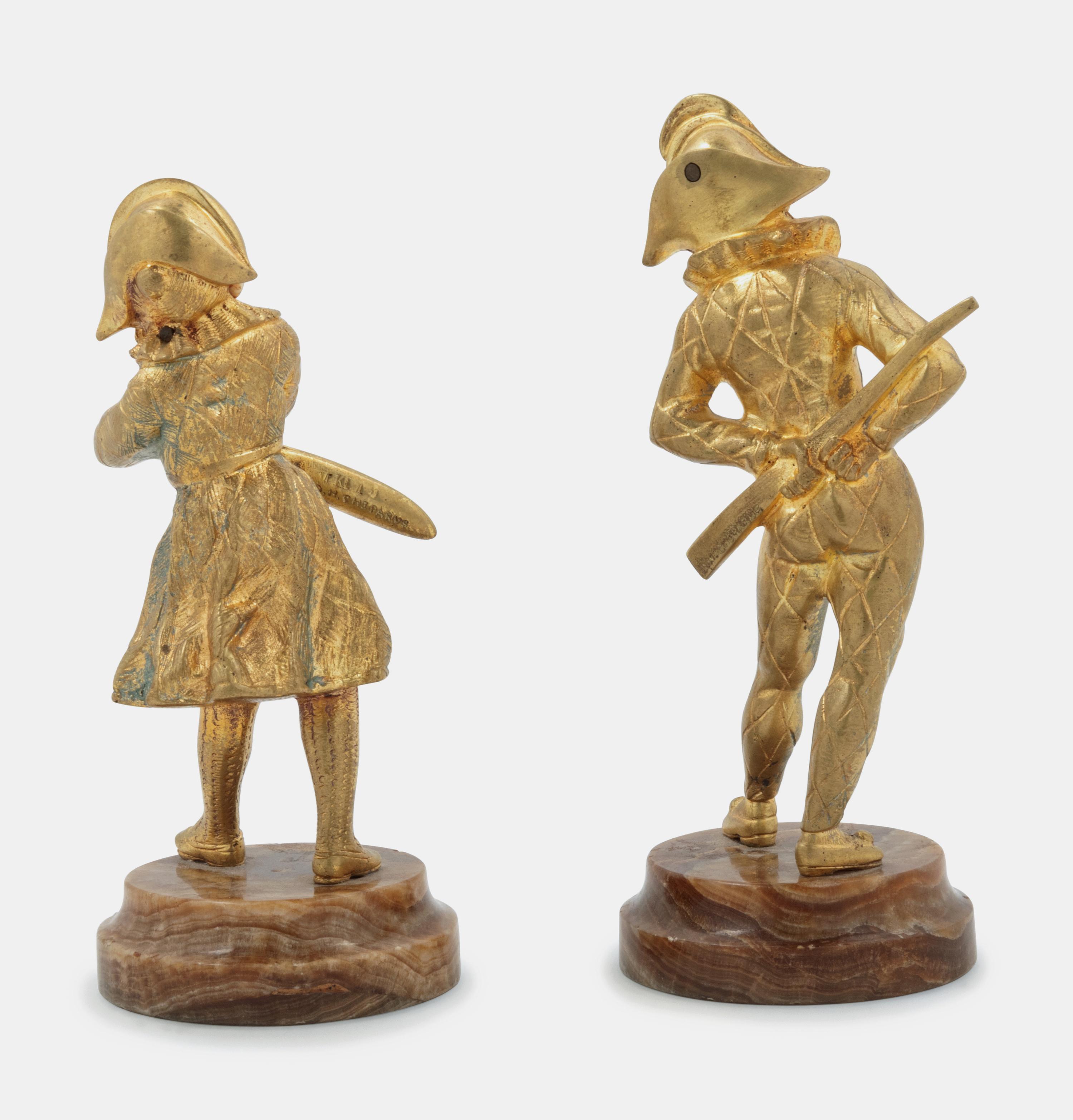 Two Art Deco sculptures of children