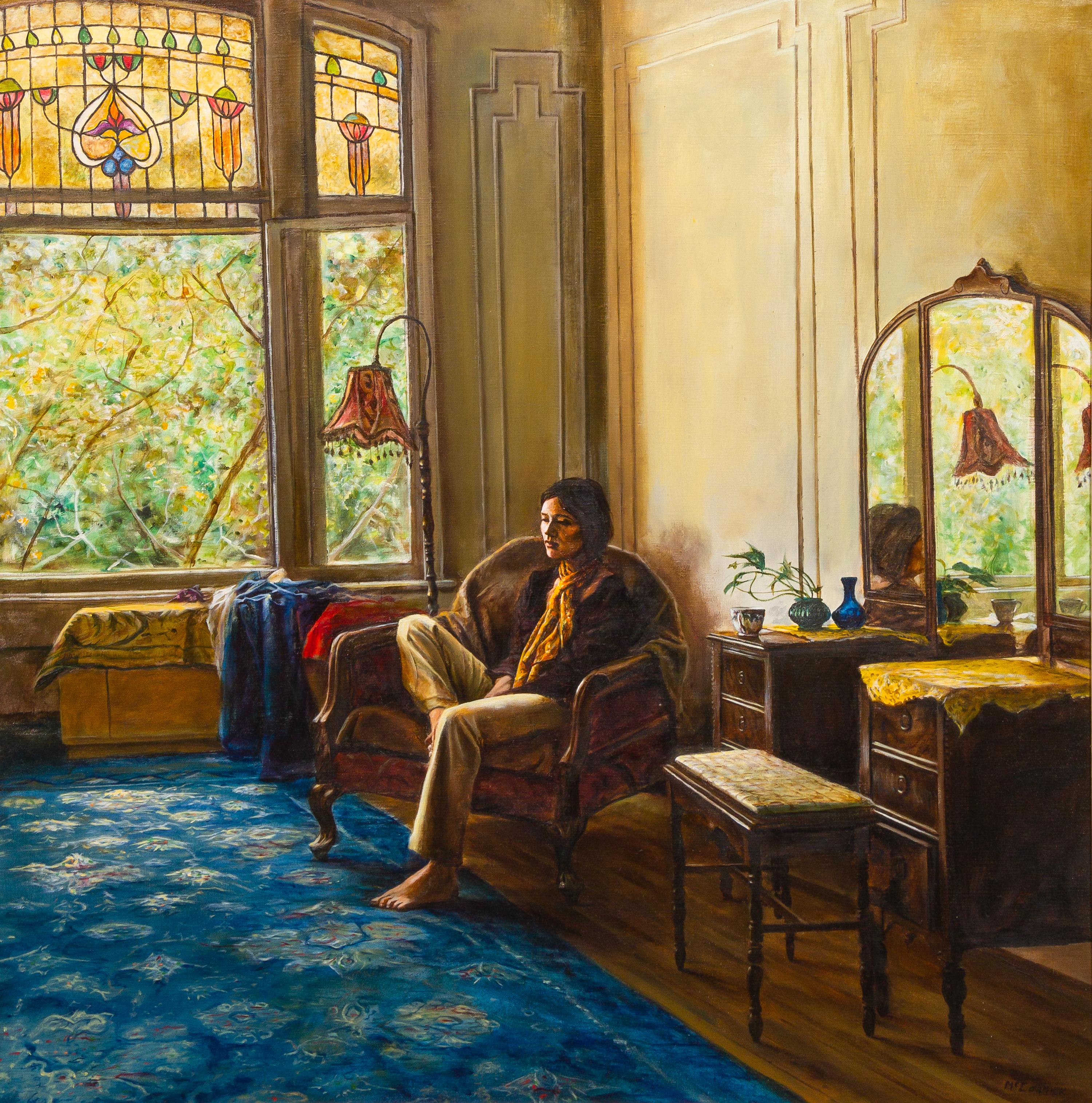 Harry McCormick, (American, b. 1942), Untitled (The Blue Rug)