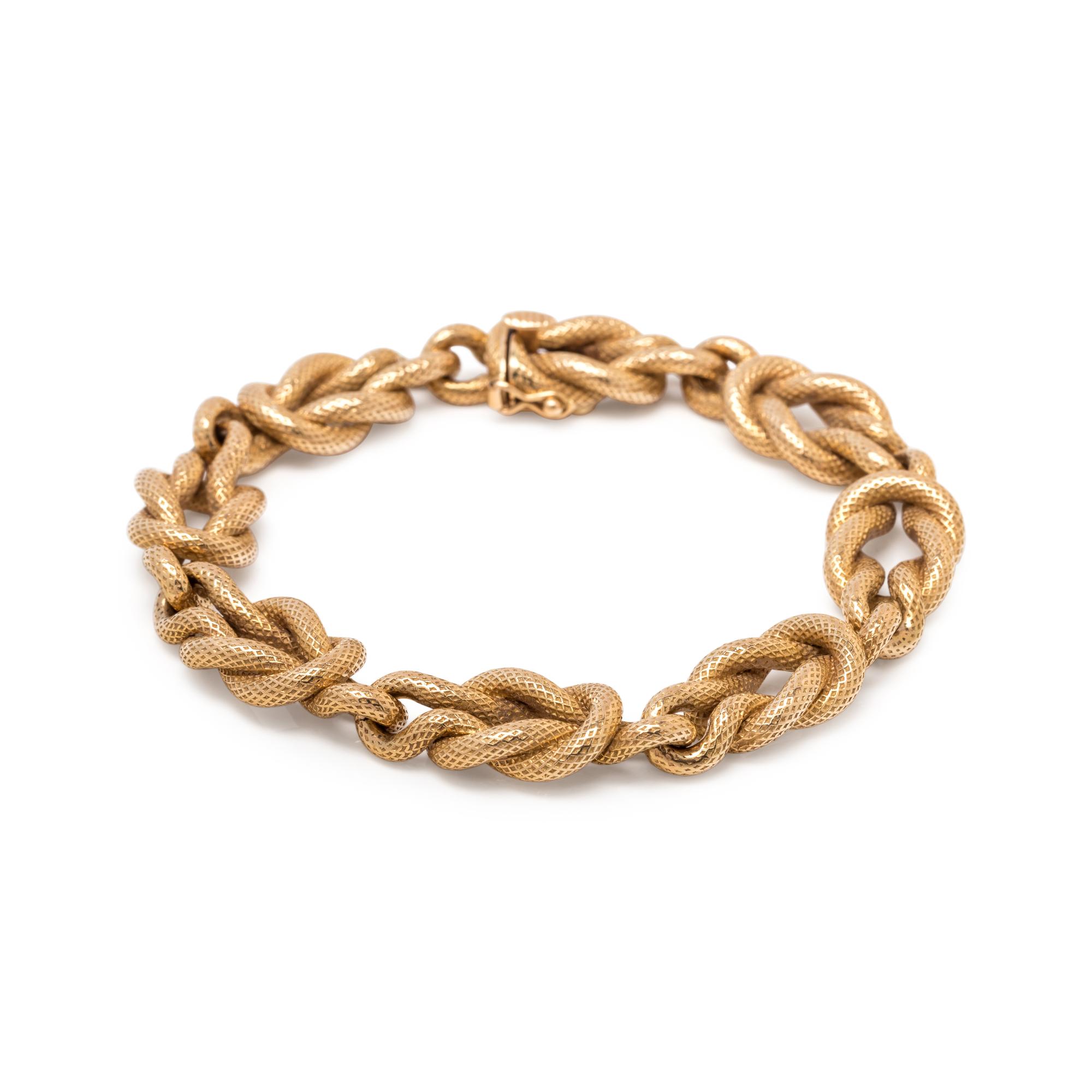 YELLOW GOLD BRACELET