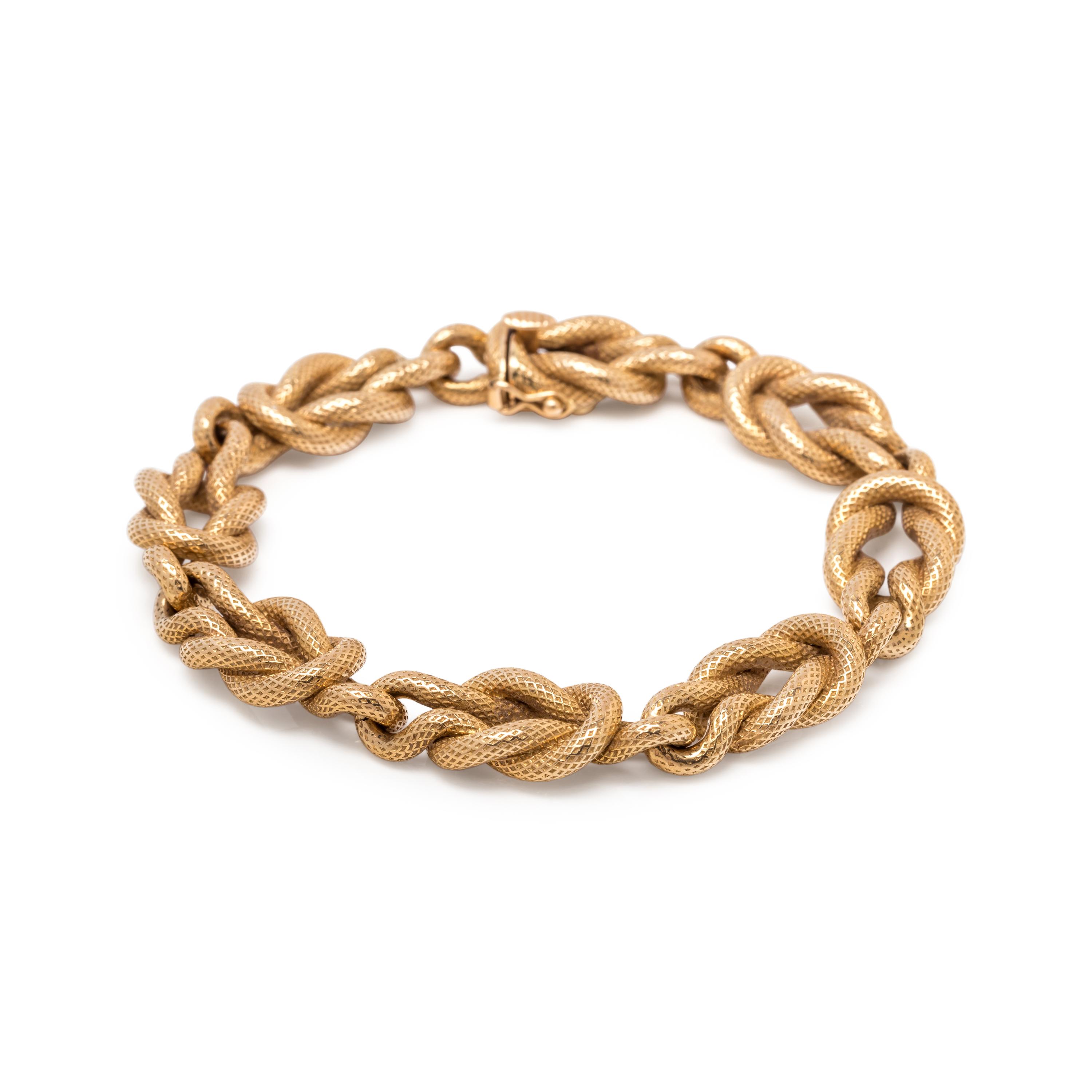YELLOW GOLD BRACELET
