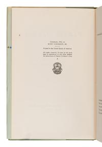Vonnegut, Kurt (1922-2007). Player Piano . New York: Charles Scribner's Sons, 1952.