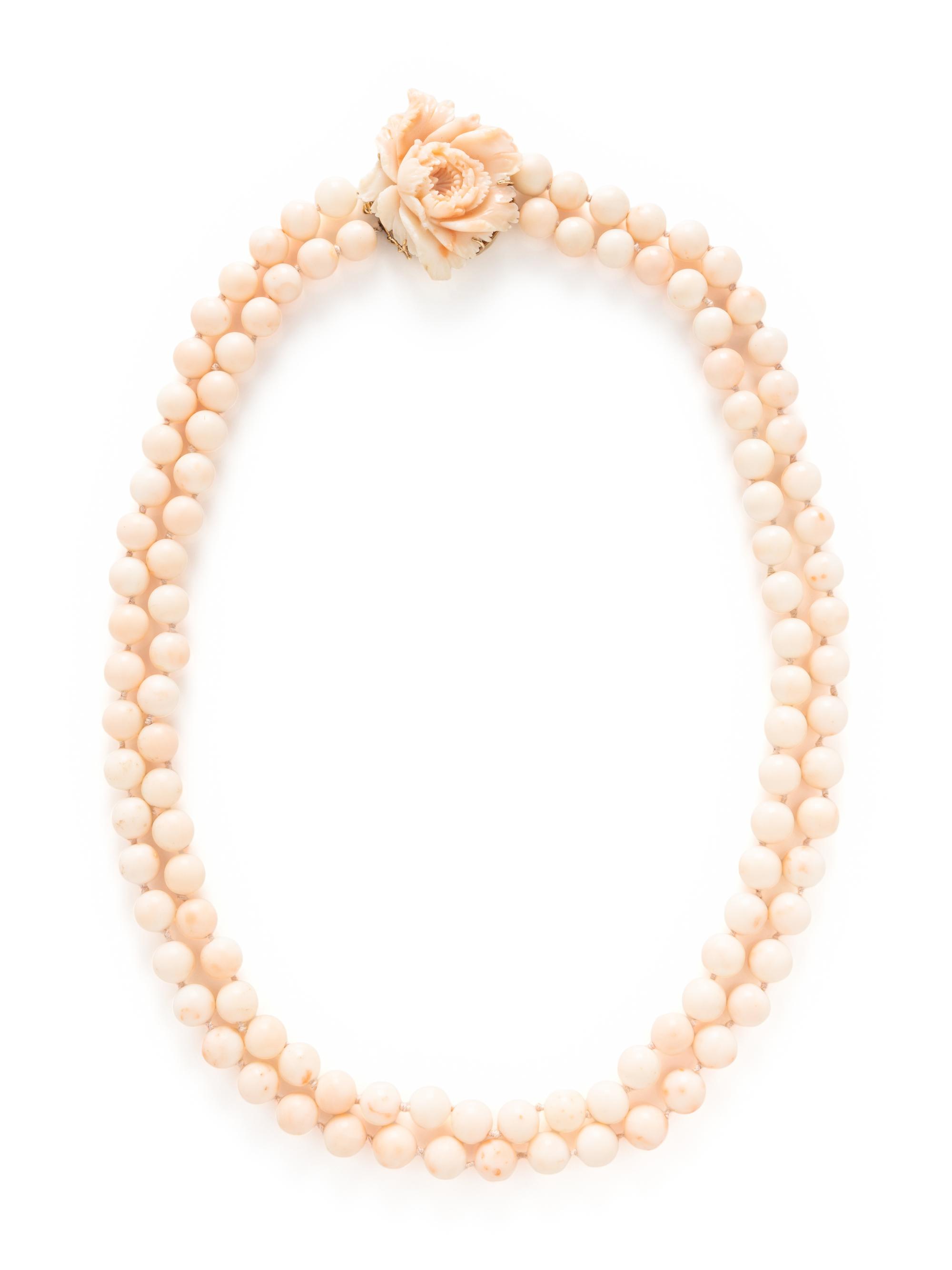 ANGEL SKIN CORAL NECKLACE