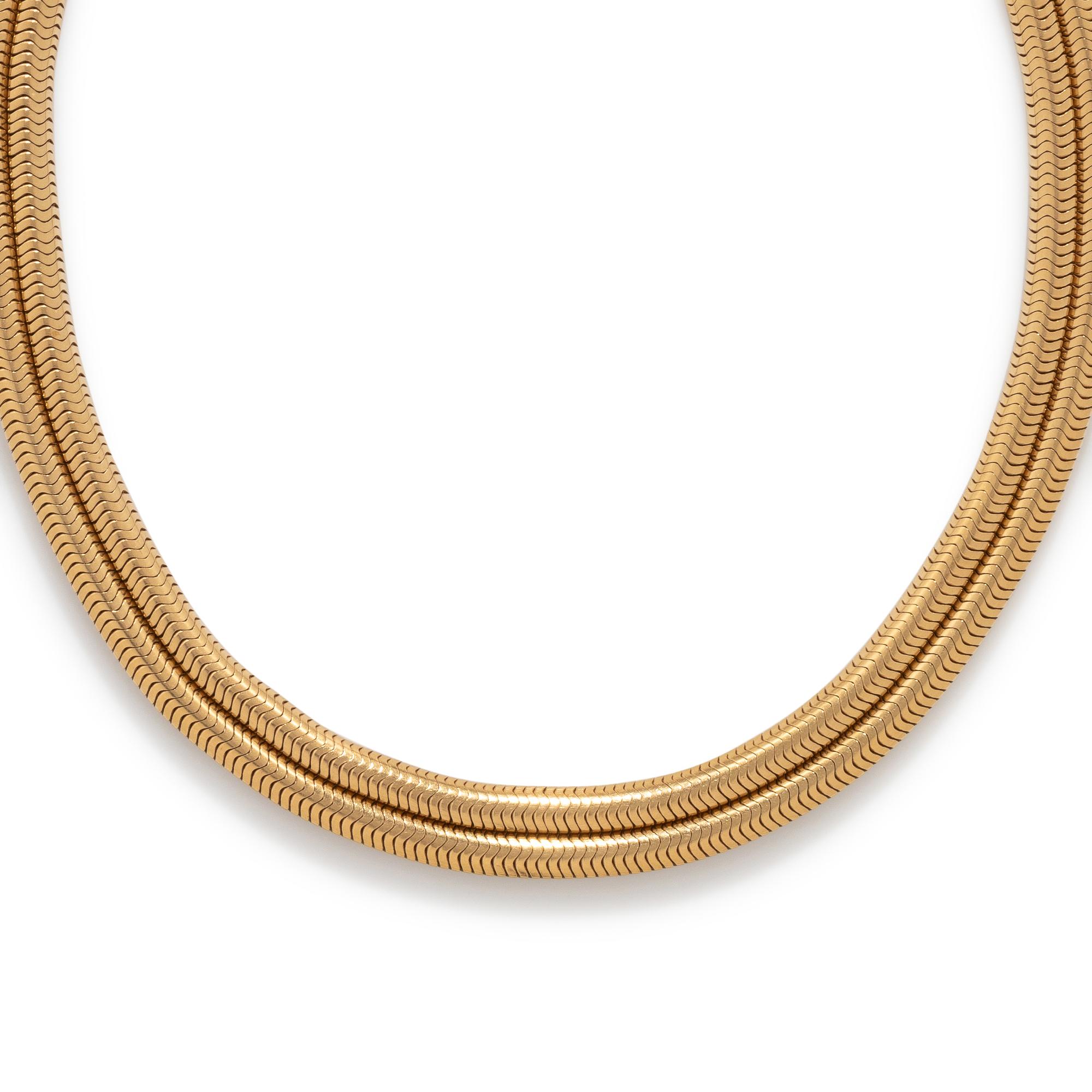 YELLOW GOLD NECKLACE
