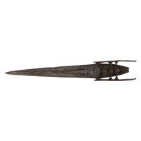 A 17th Century Indian Tooroom Katar with Fluted Blade