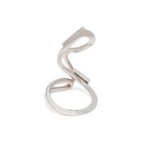 FRENCH, WHITE GOLD AND DIAMOND RING
