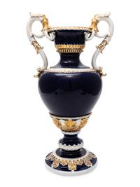 A Large Meissen Porcelain Vase