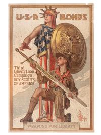 [WORLD WAR I]. A group of 5 posters promoting the Third Liberty Loan, comprising: