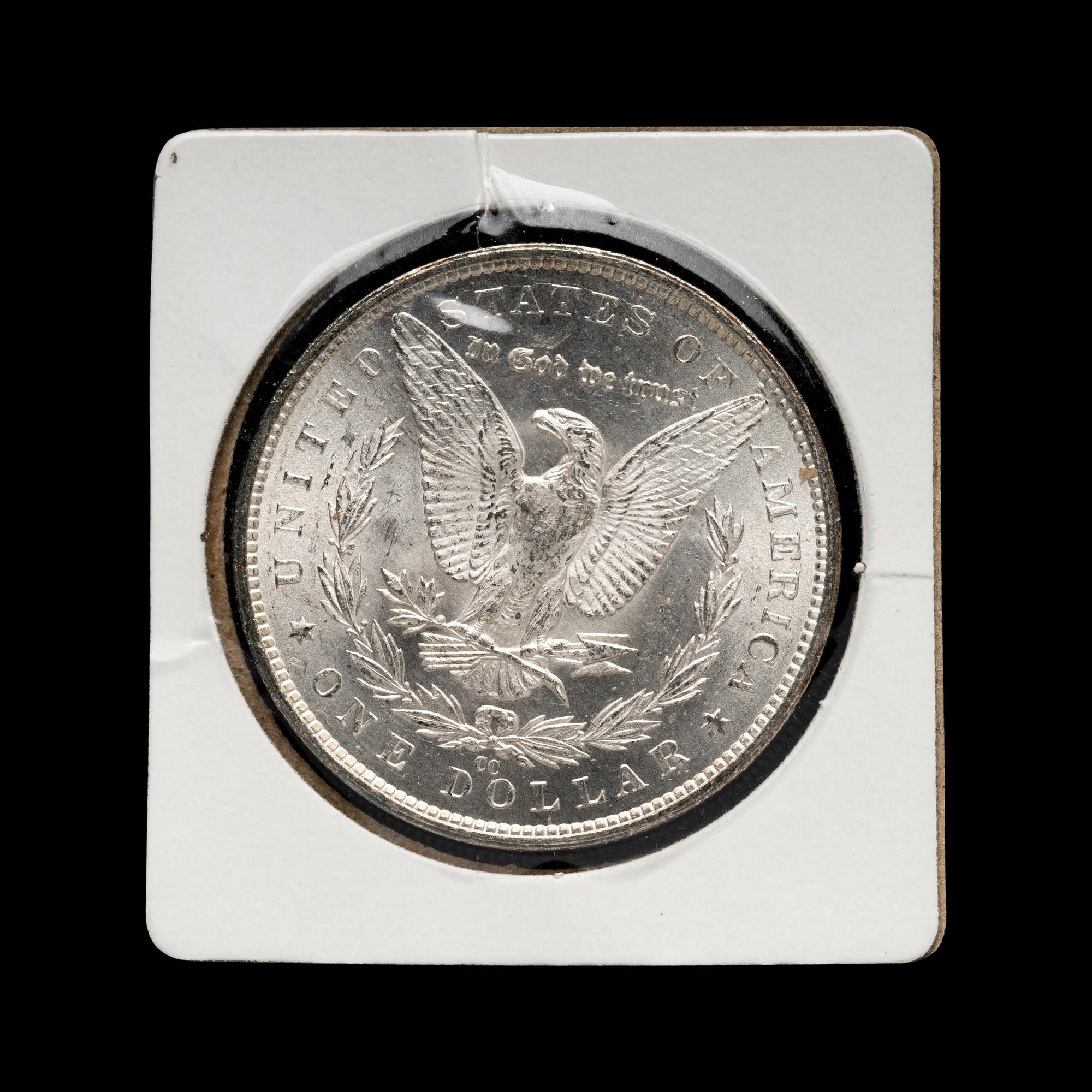 An 1883-CC Morgan $1 Coin