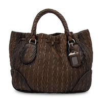 Prada, Chevron Quilted Leather Tote