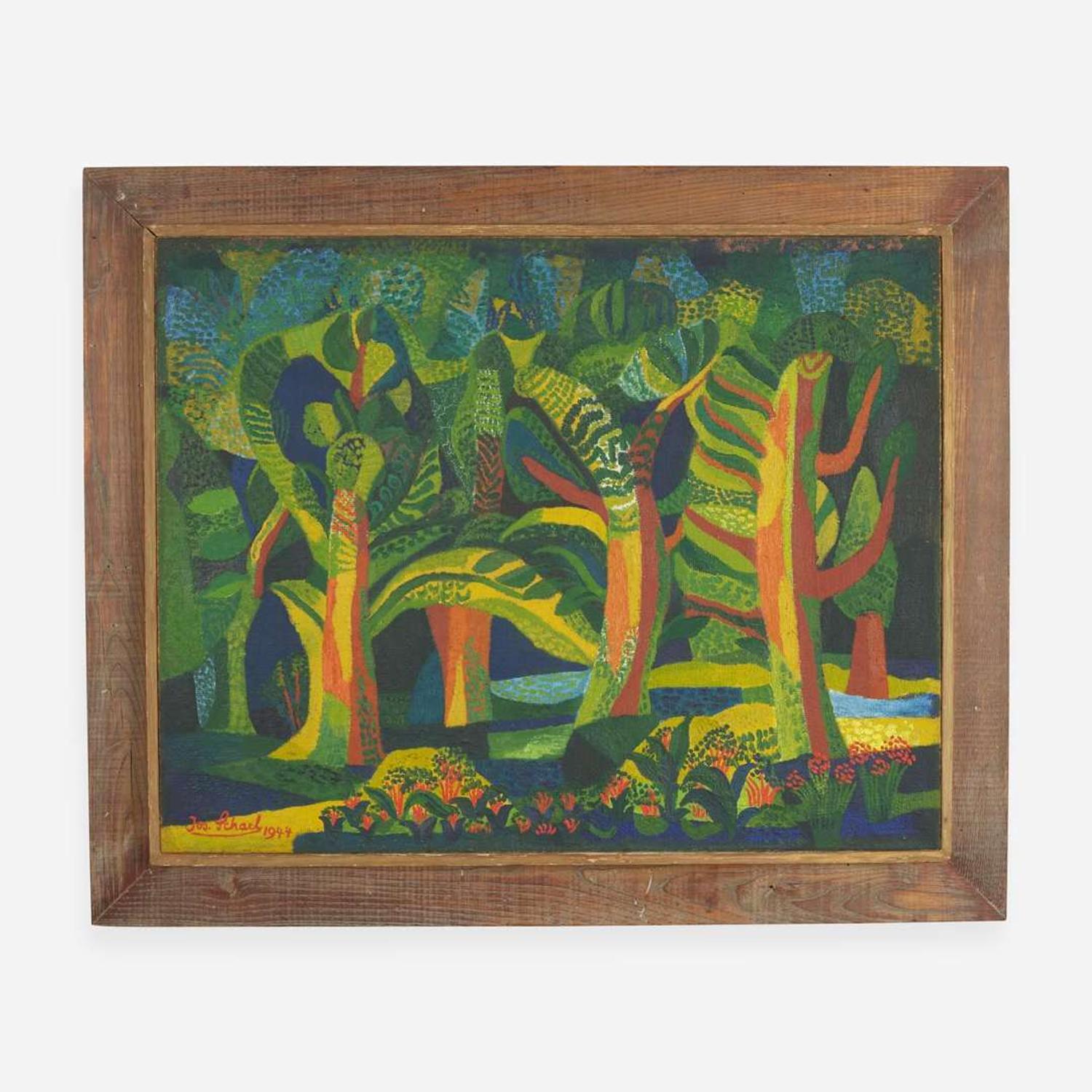 Josef Scharl (American/German, 1896-1954) Wald (Forest)