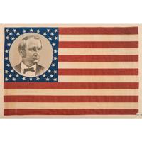 Cleveland & Hendricks, Pair of 1884 Campaign Flags