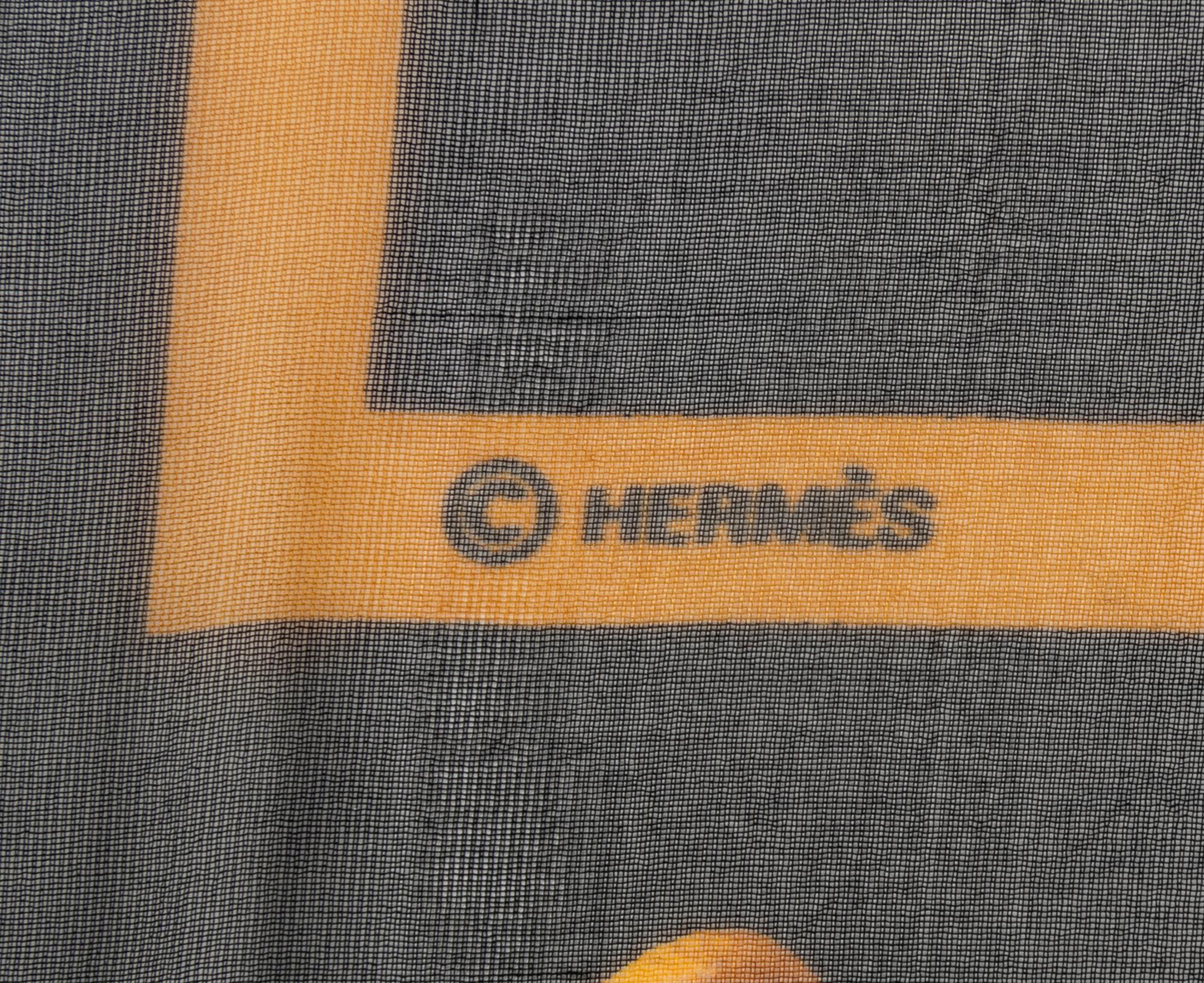 Three Hermès 90cm Silk Chiffon Scarves