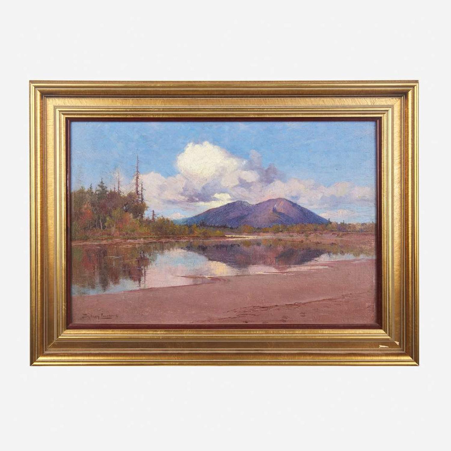 Sydney Mortimer Laurence (American, 1865-1940) Untitled (Shallow Reflections)