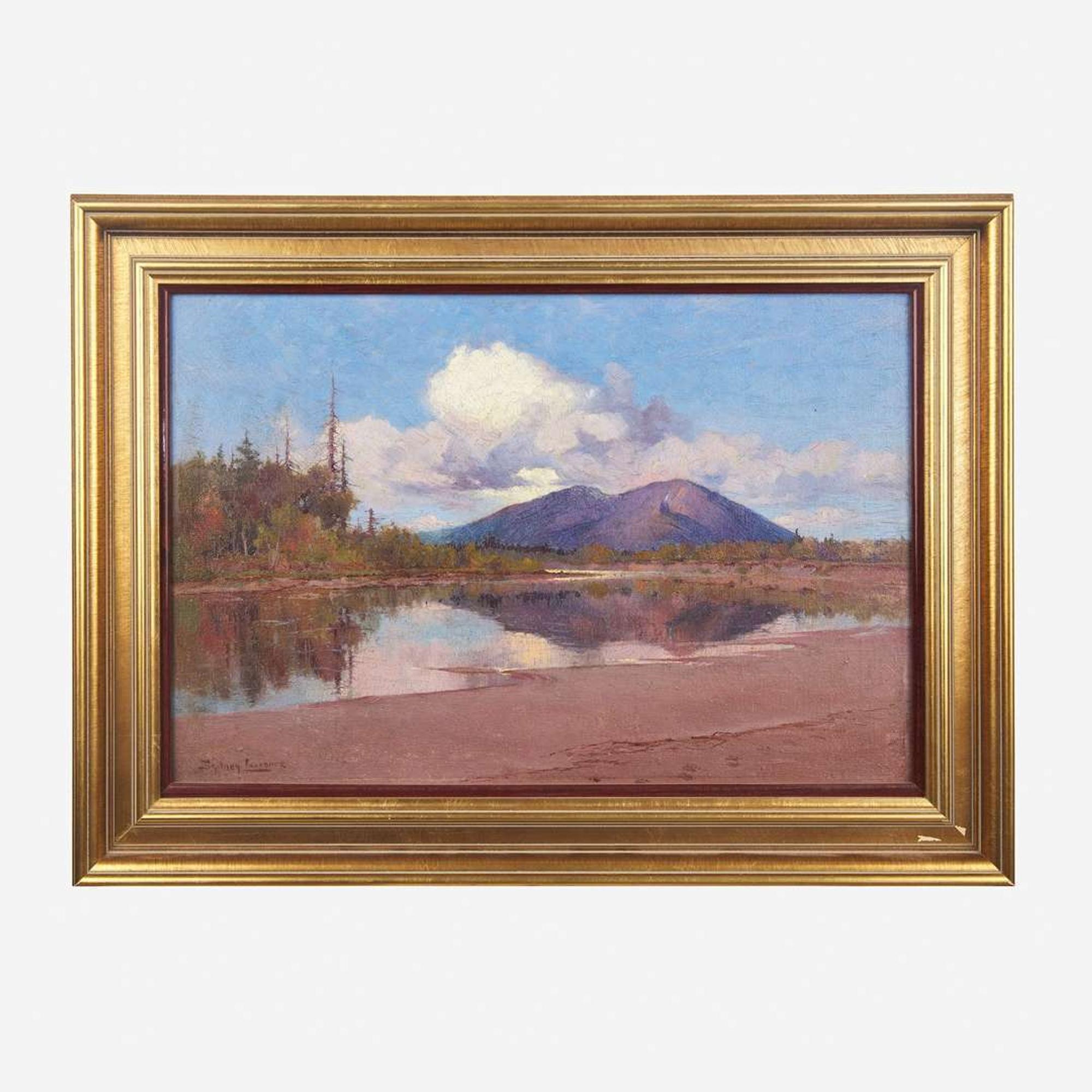 Sydney Mortimer Laurence (American, 1865-1940) Untitled (Shallow Reflections)
