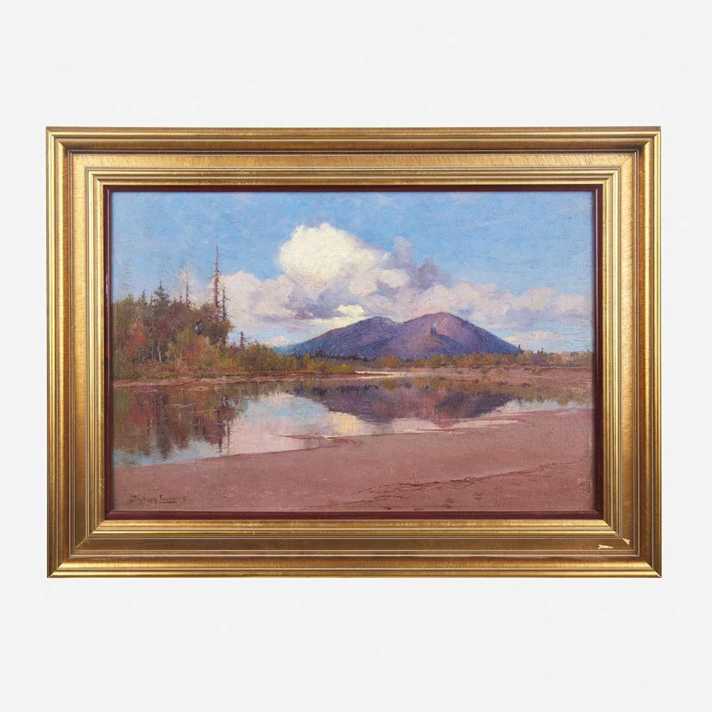 Sydney Mortimer Laurence (American, 1865-1940) Untitled (Shallow Reflections)